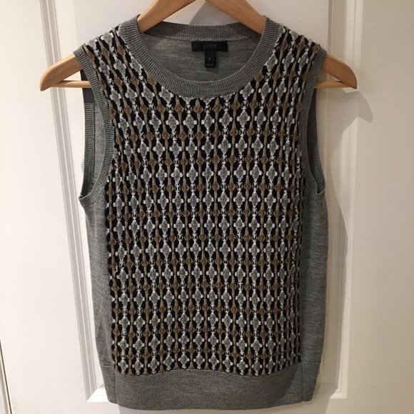 Argyle-style vest by J. Crew, Small - Picture 2 of 3